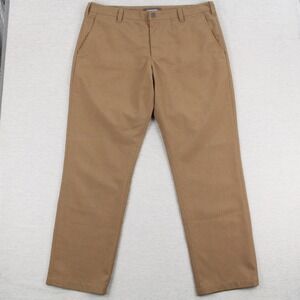 Bluffworks Original Regular Fit Pants Mens Size 38x32 Brown Polyester